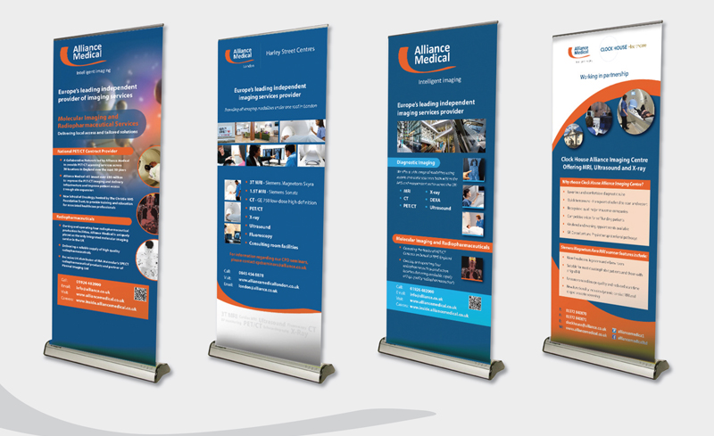 Alliance Medical bannerstands - Initial Design | Graphic Design ...